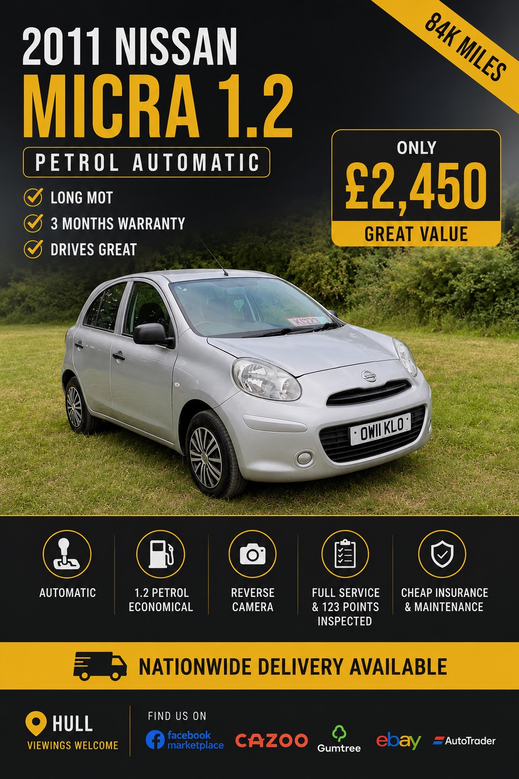 2011 Nissan Micra 1.2 photo 1