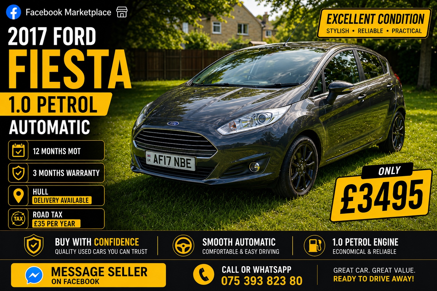 2017 Ford Fiesta 1.0 photo 1
